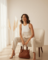 Talia Borsa in Pelle Intrecciata – Borsa a Mano