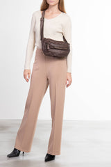 Francesca waist bag in braided leather