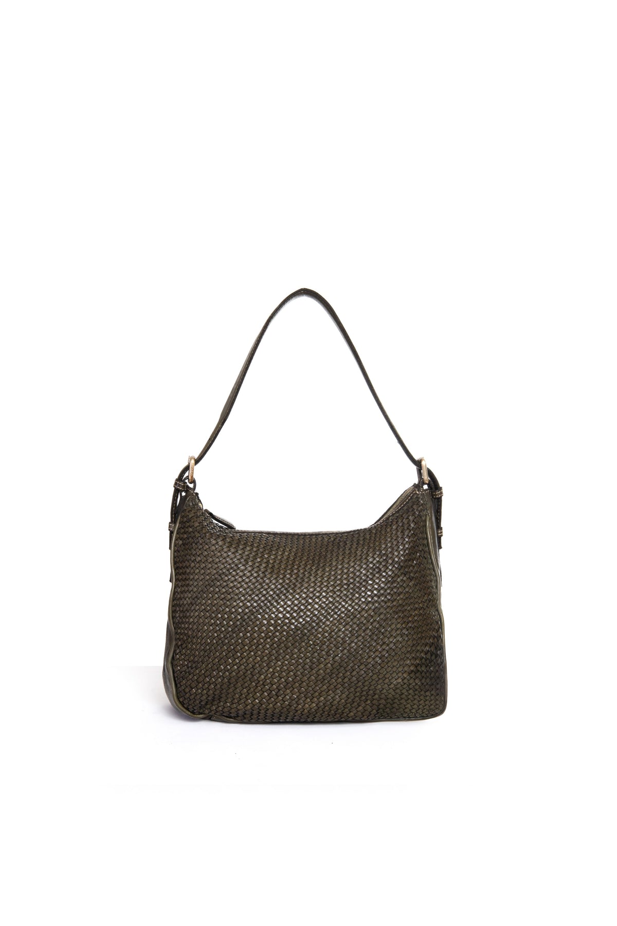 The Artisanal Woven Leather Shoulder Bag