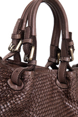 The Intrecciato Satchel