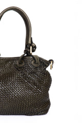 The Intrecciato Satchel