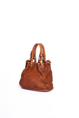 The Intrecciato Satchel