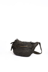 Francesca waist bag in braided leather