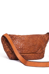 Francesca waist bag in braided leather
