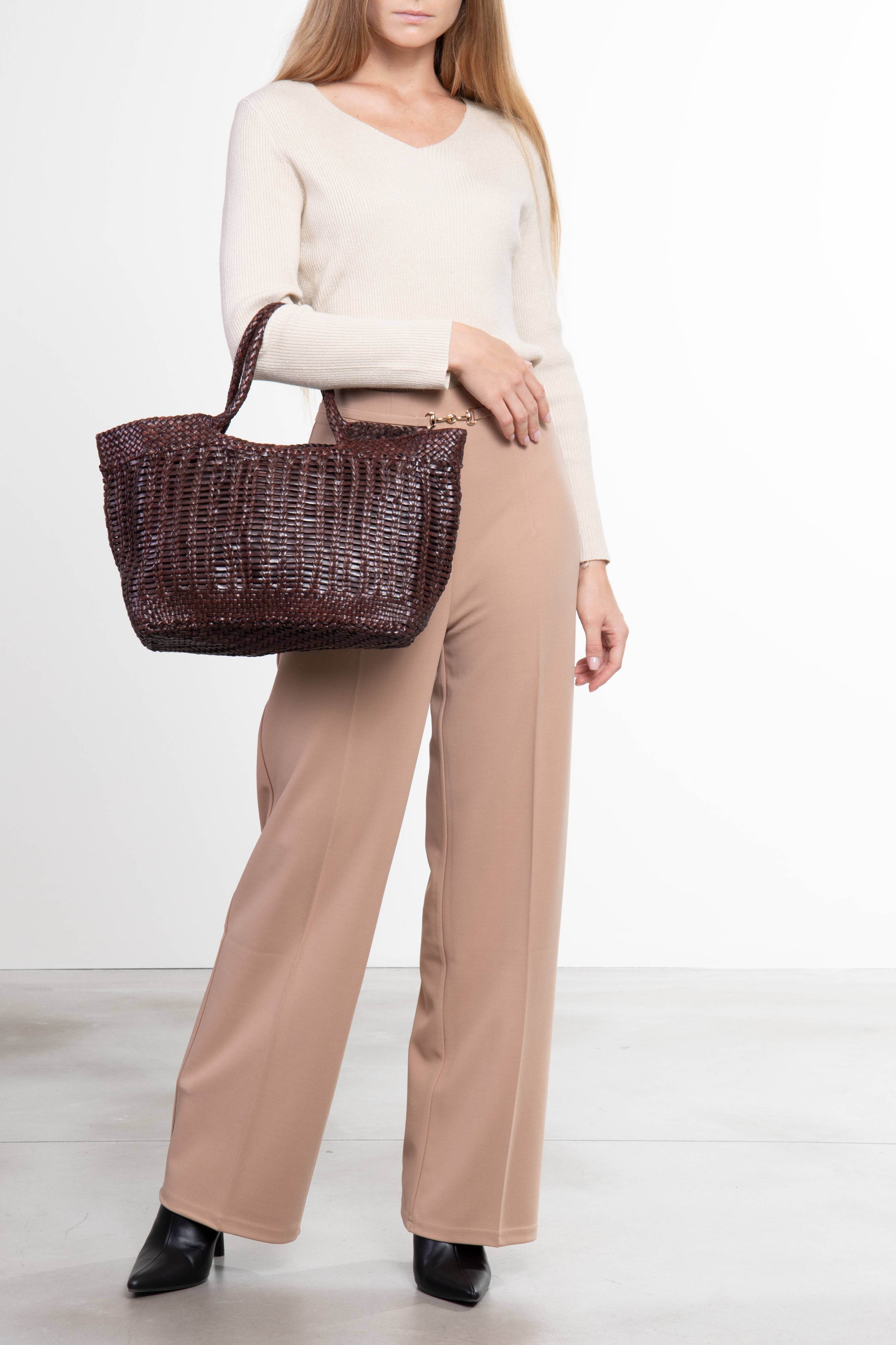 borse tote donna intrecciata