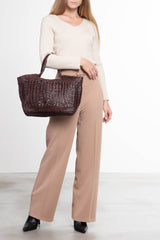 borse tote donna intrecciata