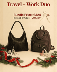Travel + Work Duo – Bundle in Pelle Premium