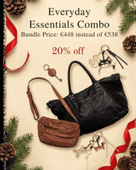 Everyday Essentials Combo – Set di Borse in Vera Pelle