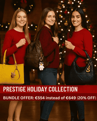 Prestige Holiday Collection – Trio di Borse in Vera Pelle